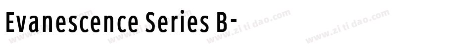 Evanescence Series B字体转换